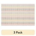 thumbnail interactive-video image 1 of (3 pack) Mainstays Multi Striped Outdoor Layering Accent Rug, 24" x 36", 1 of 8