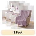 thumbnail image 1 of (3 pack) Mainstays Purple Stripe Faux Fur Throw, 50" x 60", Adult/Teen, 1 of 8