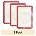 thumbnail interactive-video image 1 of (3 pack) Mainstays Reusable Silicone Baking Mat - Measures 16.5" x 11.6", 1 of 11