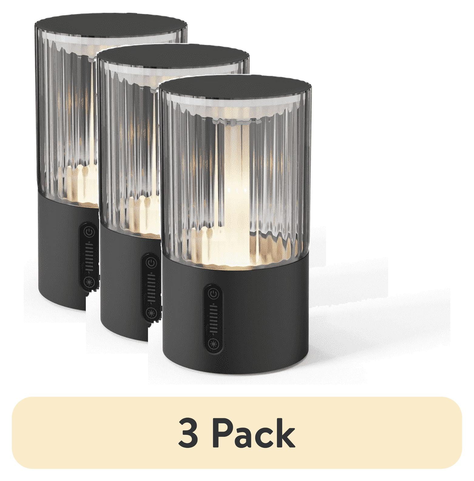 (3 pack) Mainstays Round Ultrasonic Cool Mist Top Fill Humidifier with Aroma, Black