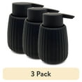 thumbnail image 1 of (3 pack) Mainstays Rubberized Plastic Ribbed Soap Pump, Black, 1 of 6