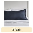 thumbnail image 1 of (3 pack) Mainstays Satin Body Pillowcase Cover, Navy, Zipper Closure, 20"x52", Versatile and Stylish for All Ages, 1 of 6