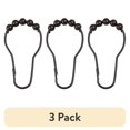 thumbnail image 1 of (3 pack) Mainstays, Shower Curtain Rollerball Hooks, Bronze, 12Piece/Set, 100% Iron, 1 of 8