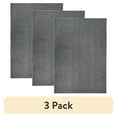 thumbnail interactive-video image 1 of (3 pack) Mainstays Traditional Solid Gray Shag Indoor Area Rug, 5' x 7', 1 of 10