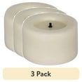 thumbnail interactive-video image 1 of (3 pack) Mainstays Unscented Flameless LED Tealights, Ivory, 6 Count, 1 of 8
