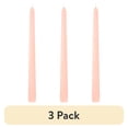 thumbnail image 1 of (3 pack) Mainstays Unscented Taper Candle, 10 in, Pink, 1 of 5