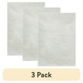 thumbnail interactive-video image 1 of (3 pack) Mainstays White Faux Fur Rug Non-Skid Fluffy Floor Rug for living room, 30"x46", 1 of 10