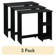 thumbnail image 1 of (3 pack) Mainstays Writing Desk, True Black Oak Finish, 1 of 9