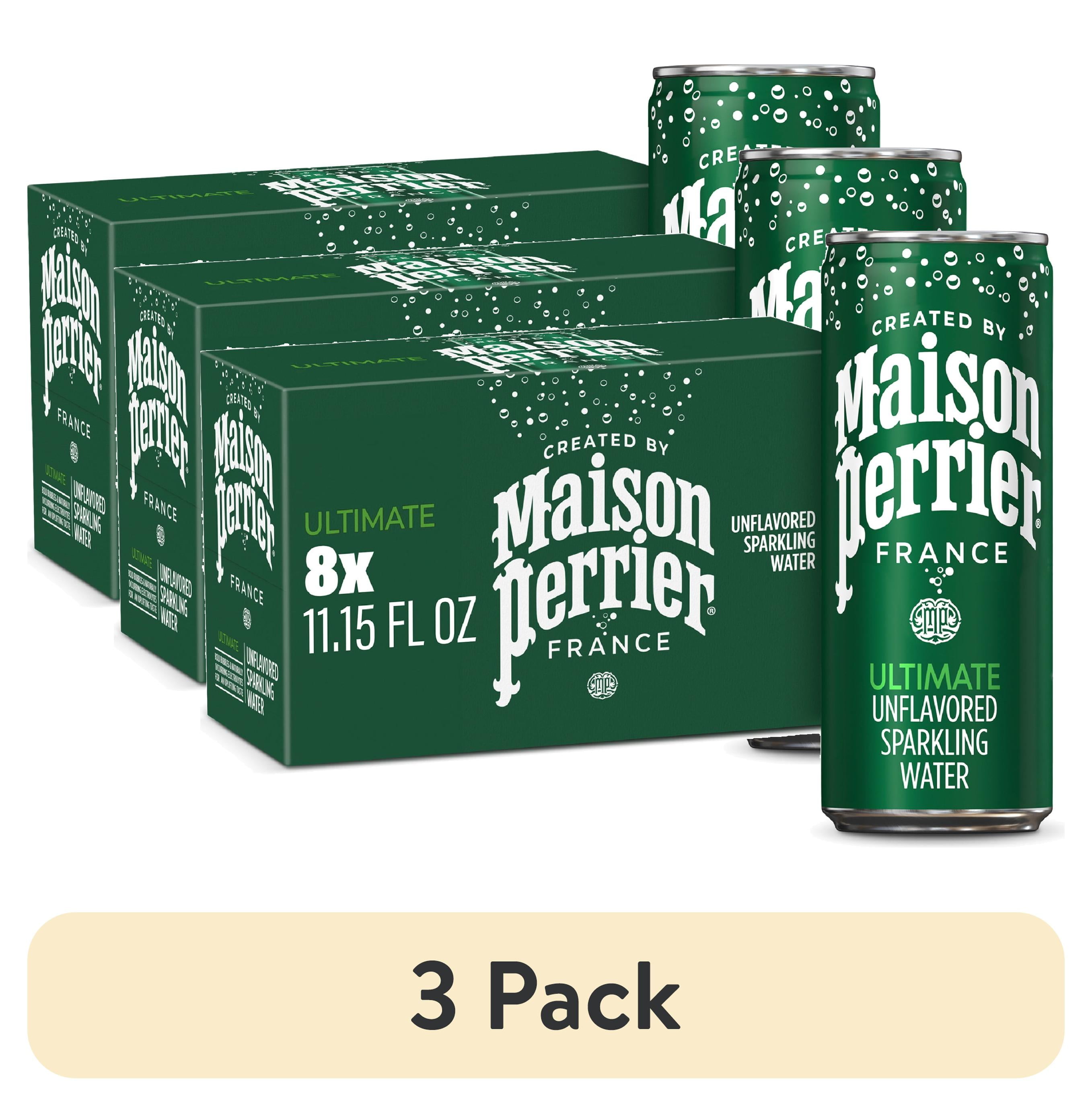 3 pack) Maison Perrier Unflavored Ultimate Sparkling Water, 11.15