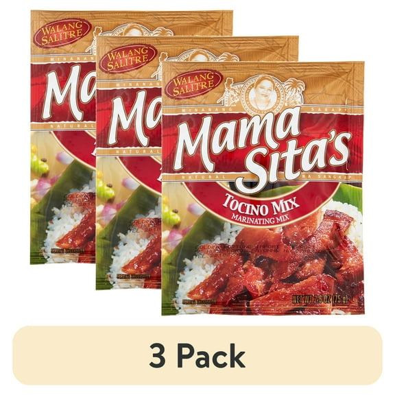 (3 pack) Mama Sita Marinating Mix (Tocino), 75 Gram