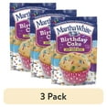 thumbnail image 1 of (3 pack) Martha White Birthday Cake Muffin Mix, 7.4 oz Bag, 1 of 10