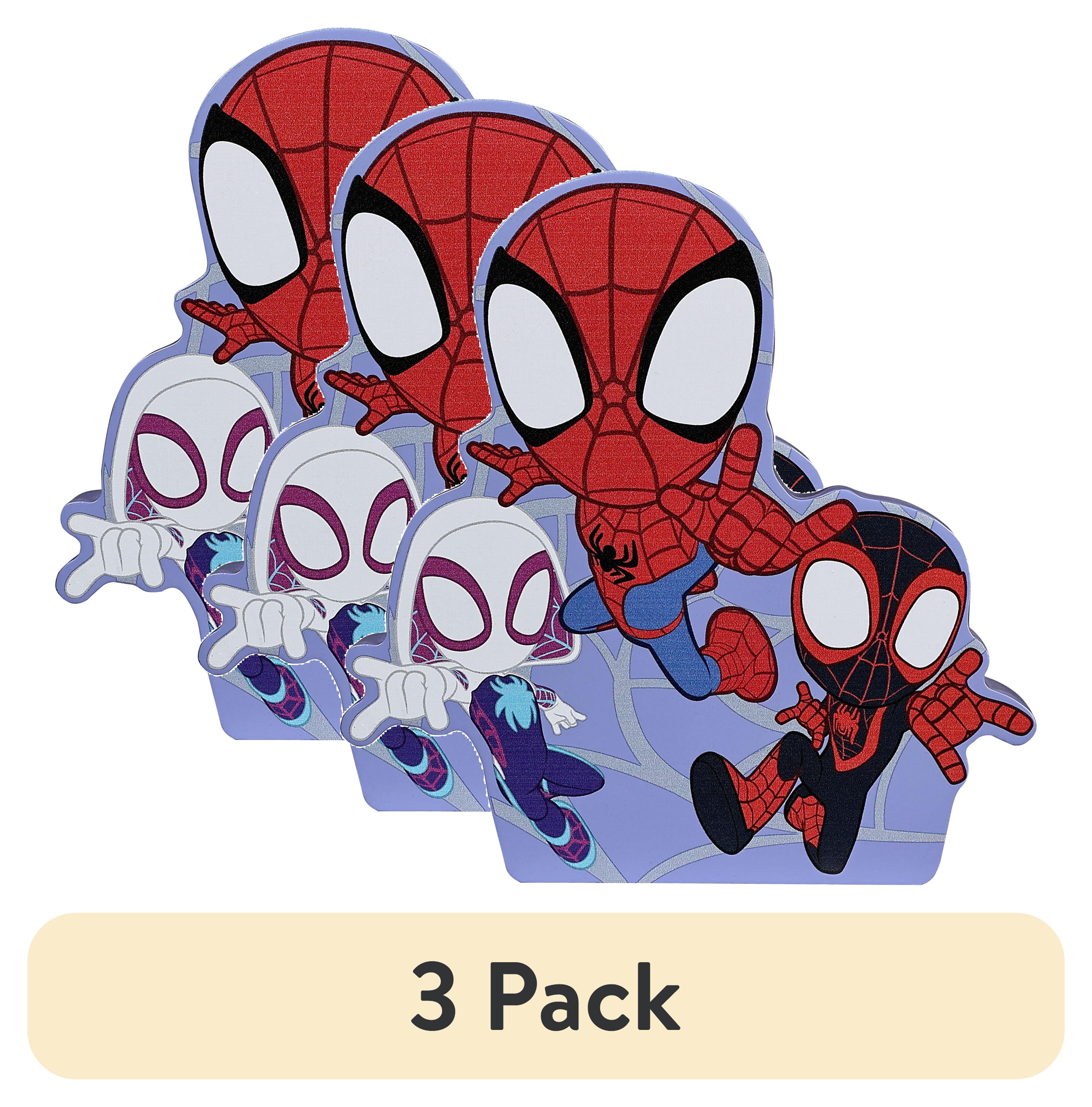 (3 pack) Marvel Spidey and His Amazing Friends Die-Cut MDF Block by POP Creations