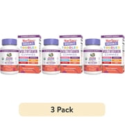 (3 pack) MaryRuth's Organic Toddler Multivitamin Gummies, Immune Support, Overall Health, Vegan, Mixed Berry and Cherry Flavor, 60 Count