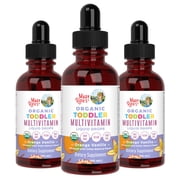 3 pack MaryRuths Childrens Organic Multivitamin Liquid Drops, Immune Support for Toddlers, 2 fl oz, Unisex