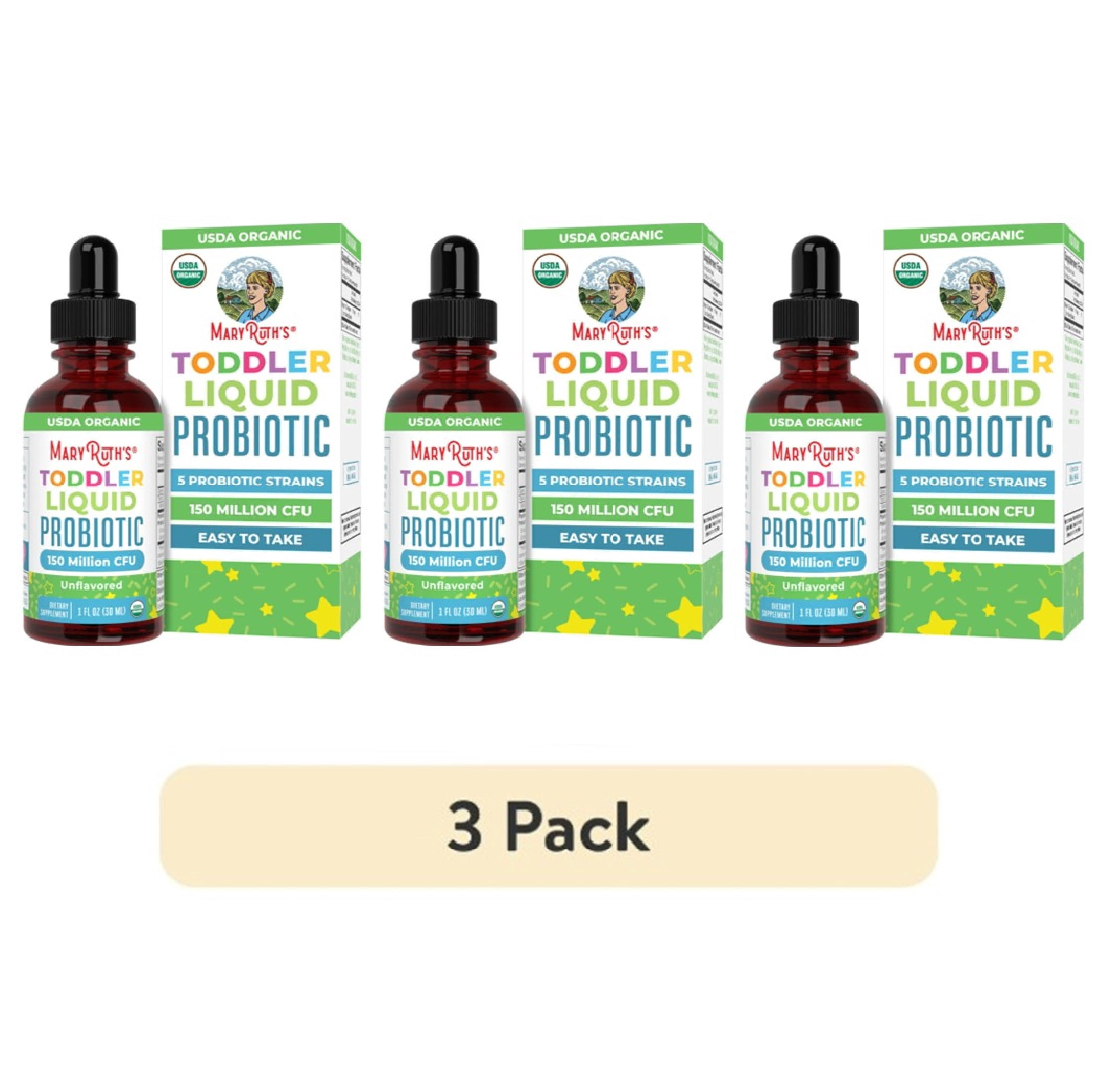 (3 pack) MaryRuth's Toddler Probiotic Liquid Drops 150 Million CFU ...