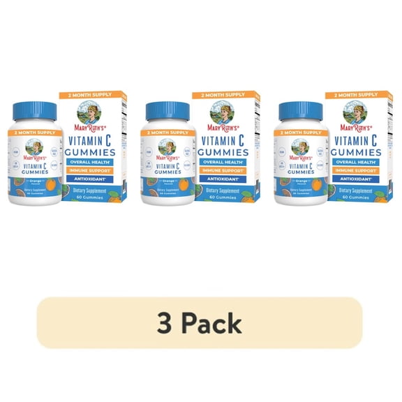 (3 pack) MaryRuth's Vegan Vitamin C Gummies 2 Month Supply