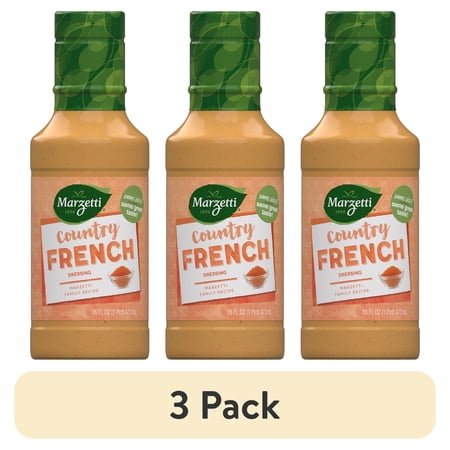 (3 pack) Marzetti Country French Dressing, 16 fl. oz. Bottle