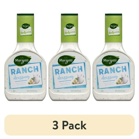 (3 pack) Marzetti Ranch Dressing 16 fl. oz. Bottle