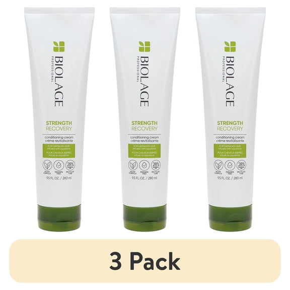(3 pack) Matrix Biolage Strength Recovery Conditioning Cream 9.5 oz