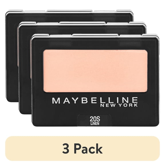 (3 pack) Maybelline Expert Wear Eyeshadow Makeup, Linen, 0.08 oz.