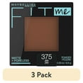 thumbnail interactive-video image 1 of (3 pack) Maybelline Fit Me Matte Poreless Pressed Face Powder Makeup, Java, 0.29 oz, 1 of 10