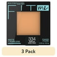 thumbnail image 1 of (3 pack) Maybelline Fit Me Matte Poreless Pressed Face Powder Makeup, Warm Sun, 0.29 oz, 1 of 8