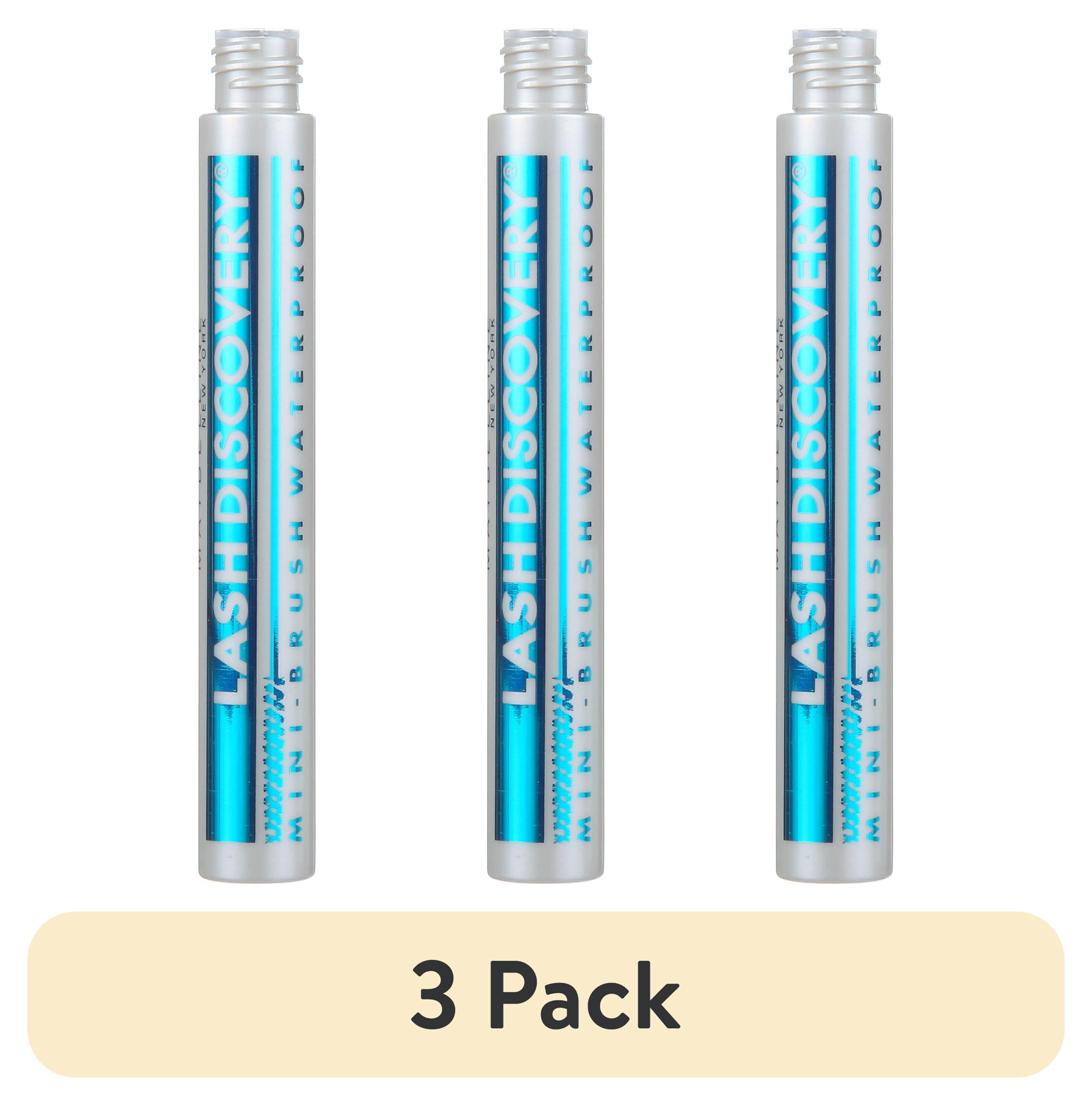 (3 pack) Maybelline Lash Discovery Waterproof Mascara, Very Black, 0.16 fl oz