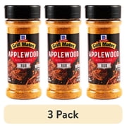 (3 pack) Grill Mates Rub, Applewood, 6.0 oz Bottle