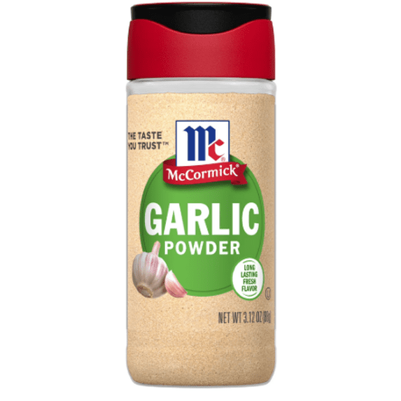 3 pack - McCormick Kosher Garlic Powder, 3.12 oz Bottle