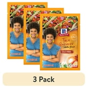 (3 pack) McCormick Taco Business by Tabitha Brown, Salt-Free Seasoning Mix, 1 oz
