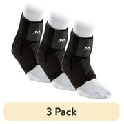 (3 pack) McDavid Ankle Brace With Straps, Medium, Unisex