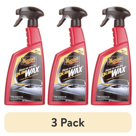 (3 pack) Meguiar's Quik Wax, A1624, 24 Oz