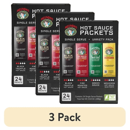 (3 pack) Melinda’s Hot Sauce Packets