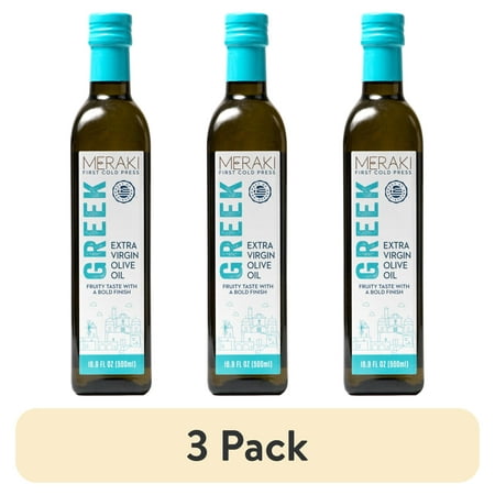 (3 pack) Meraki Greek Extra Virgin Olive Oil 16.9floz