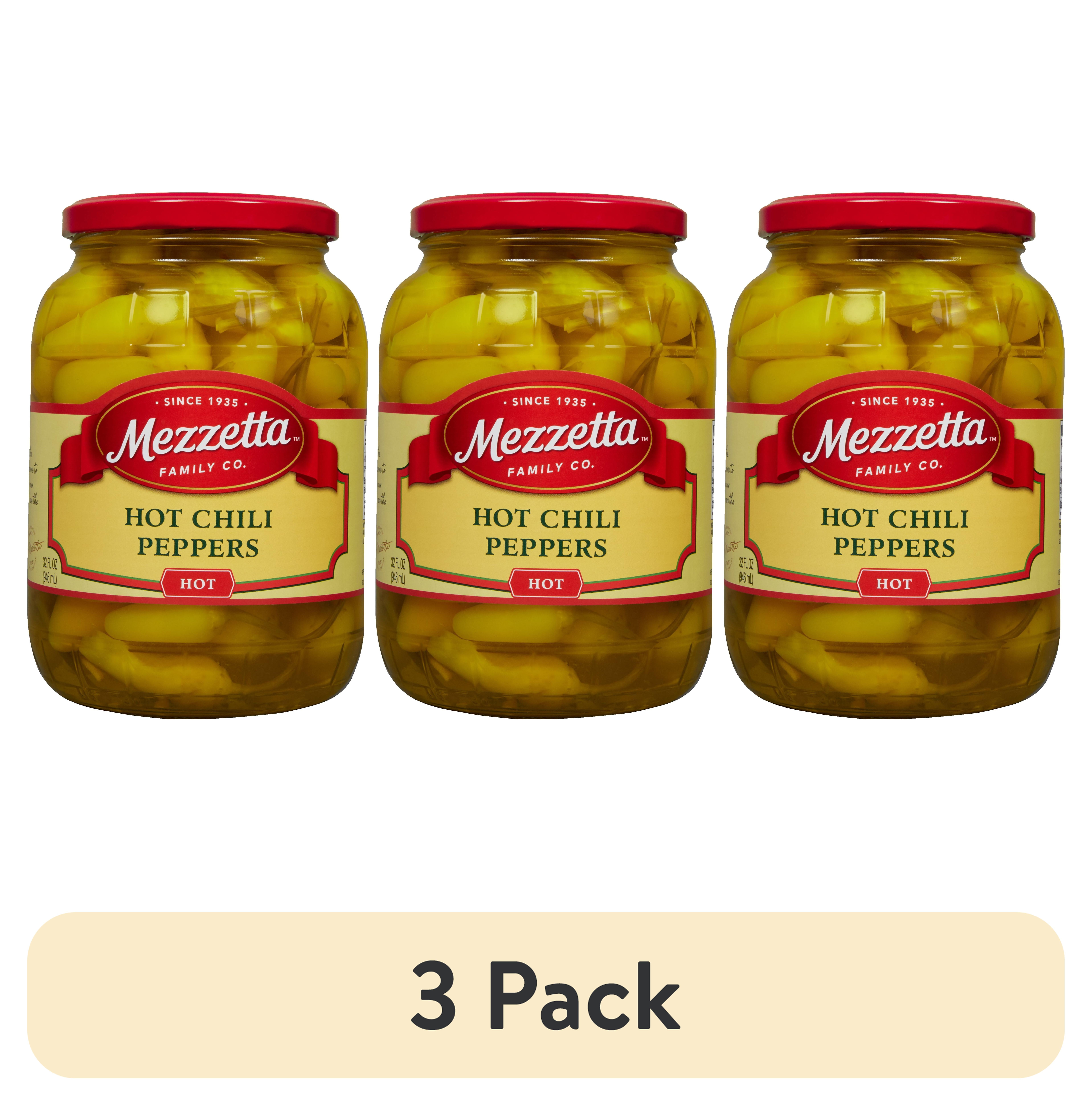 3 pack) Mezzetta Hot Chili Peppers, 32 oz Jar - Walmart.com