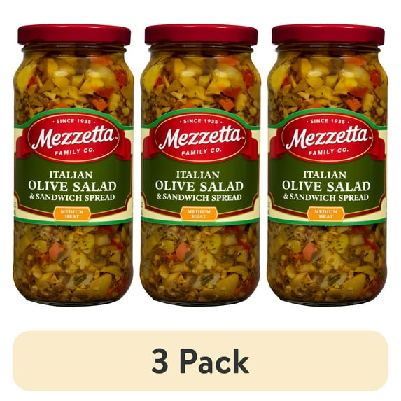 (3 pack) Mezzetta Italian Olive Salad & Sandwich Spread