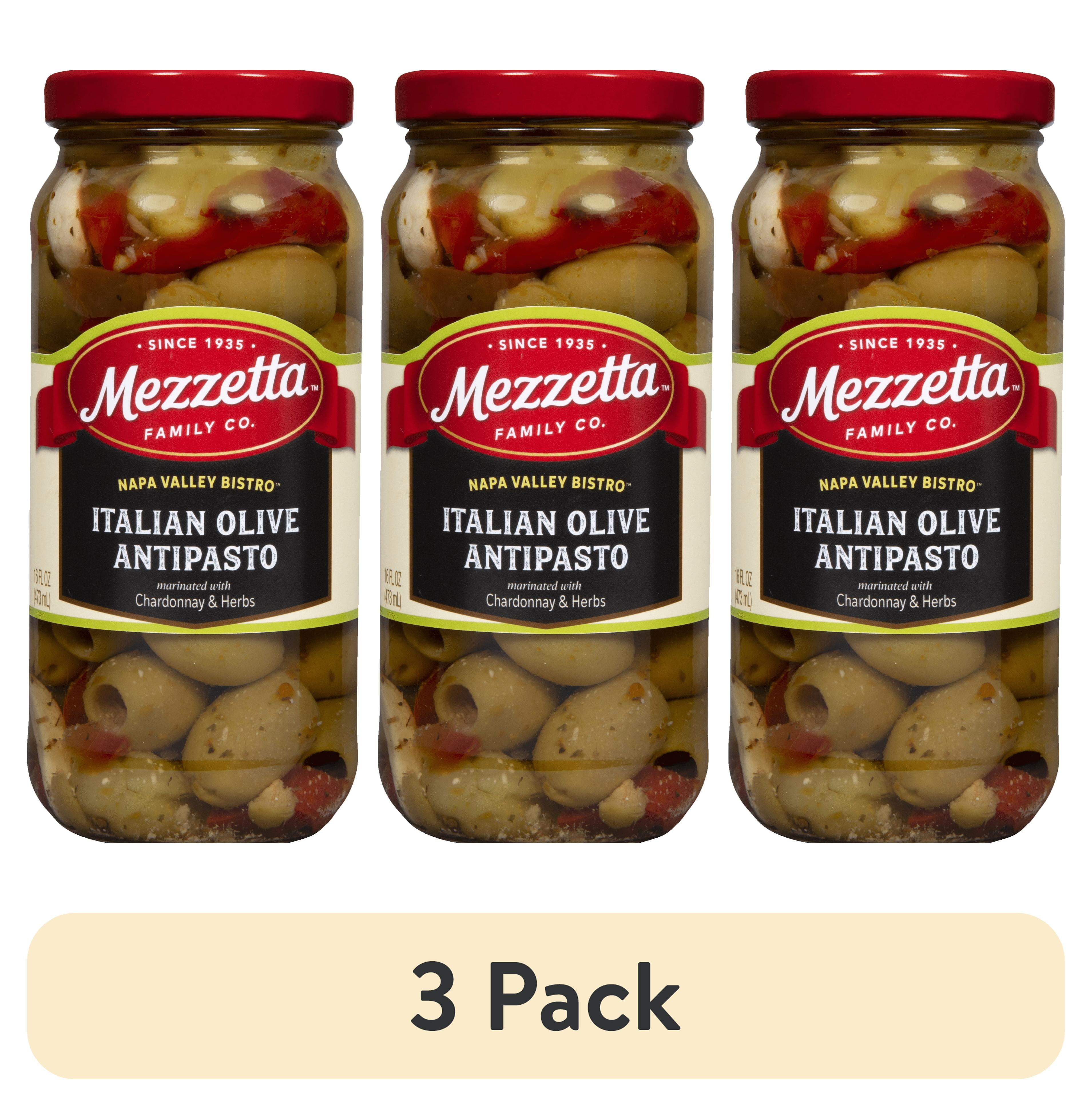 3 pack) Mezzetta Napa Valley Bistro™ Italian Olive Antipasto with