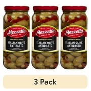 (3 pack) Mezzetta Napa Valley Bistro™ Italian Olive Antipasto with Chardonnay & Herbs, 16 oz jar, Gluten Free Certified
