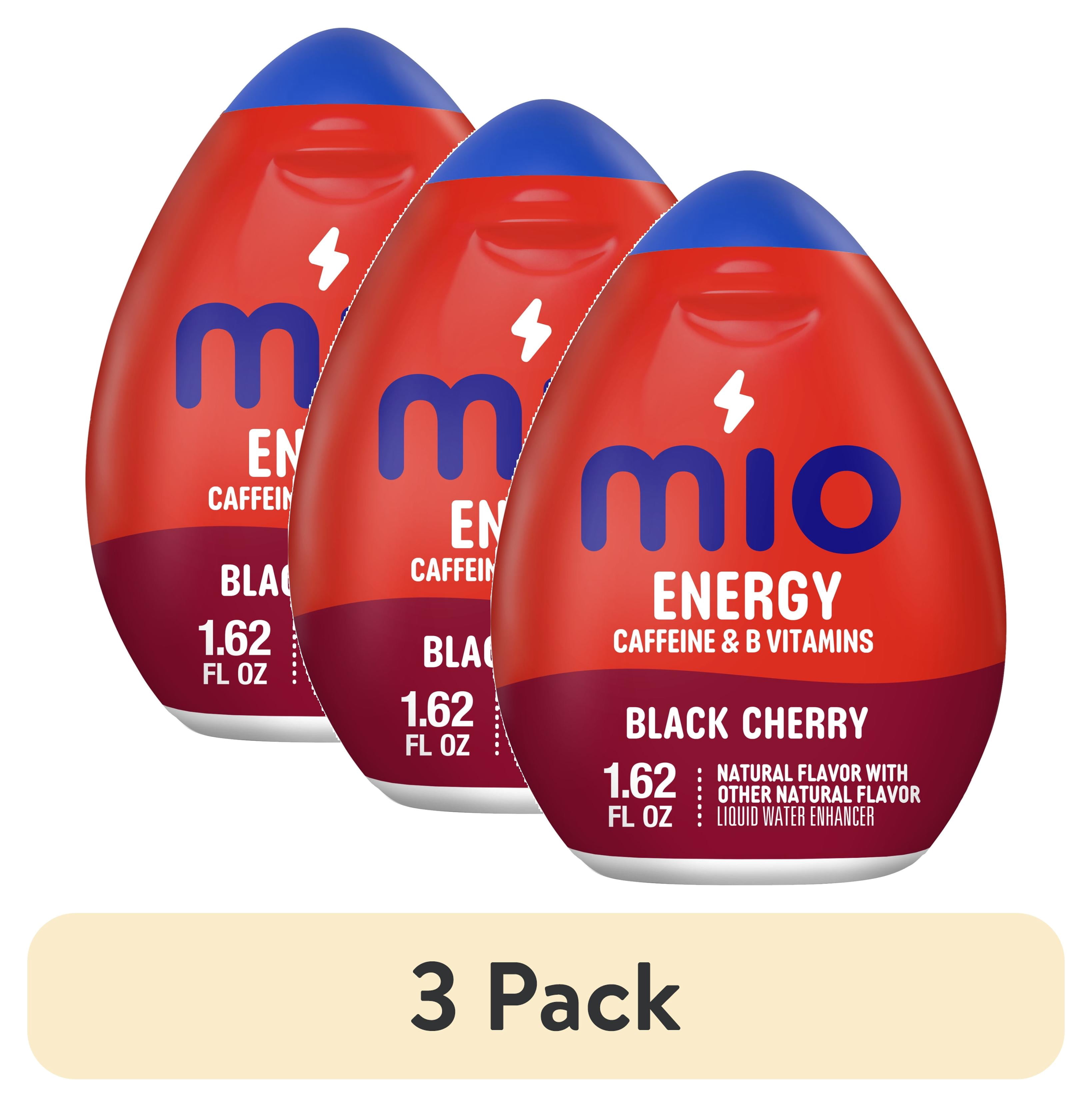 2 pack) MiO Energy Black Cherry Sugar Free Water Enhancer, 1.62 fl