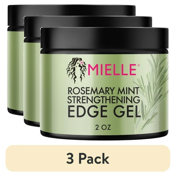 (3 pack) Mielle Rosemary Mint Strengthening Edge Gel 2 oz.