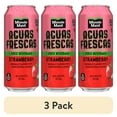 thumbnail image 1 of (3 pack) Minute Maid Aguas Frescas Strawberry Fruit Juice, 16 fl oz Can, 1 of 15