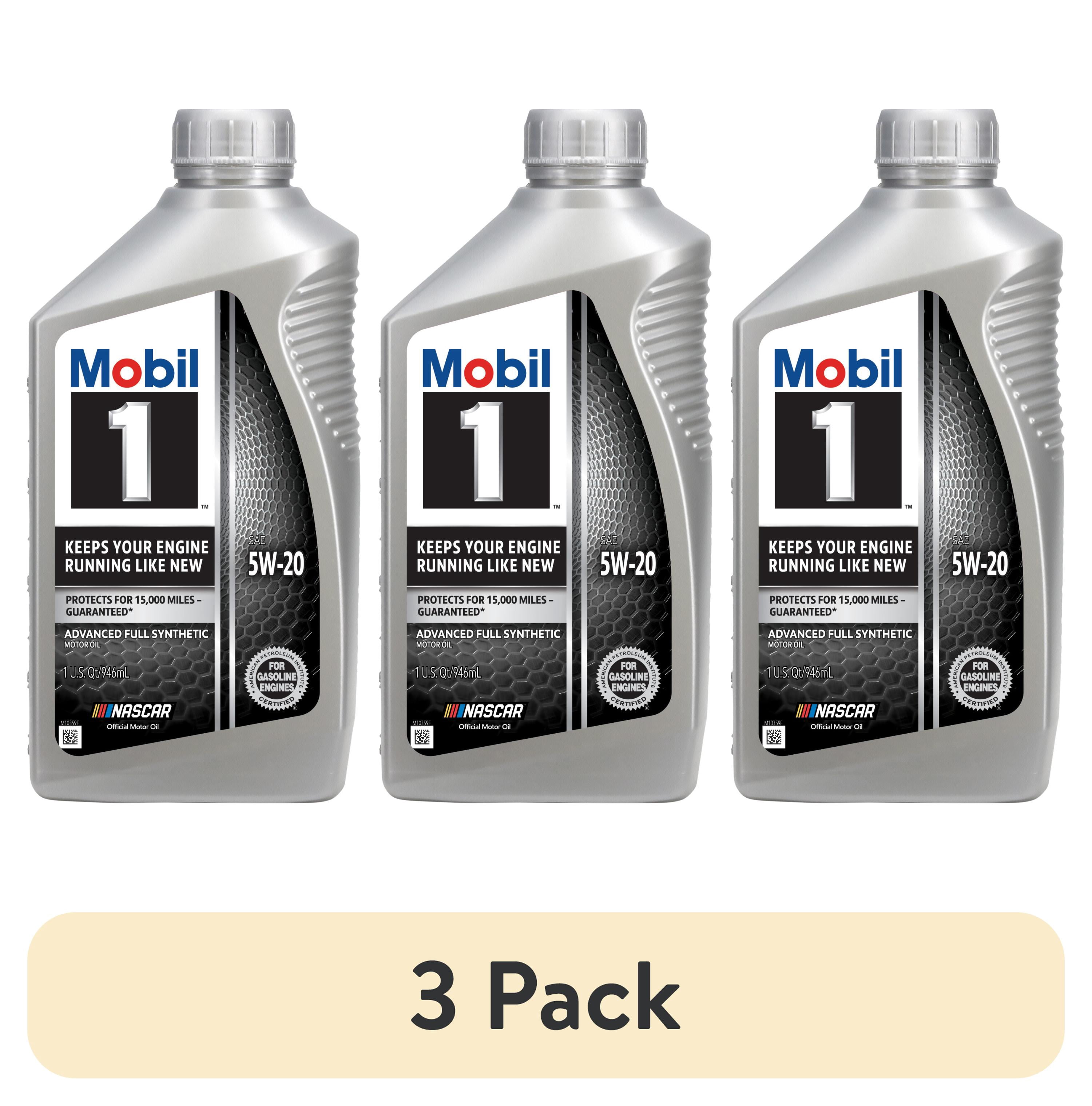 2 pack) Mobil 1 Advanced Full Synthetic Motor Oil 5W-20, 1 Quart