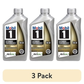 (3 pack) Mobil 1 Extended Performance Full Synthetic Motor Oil 5W-30, 1 Quart