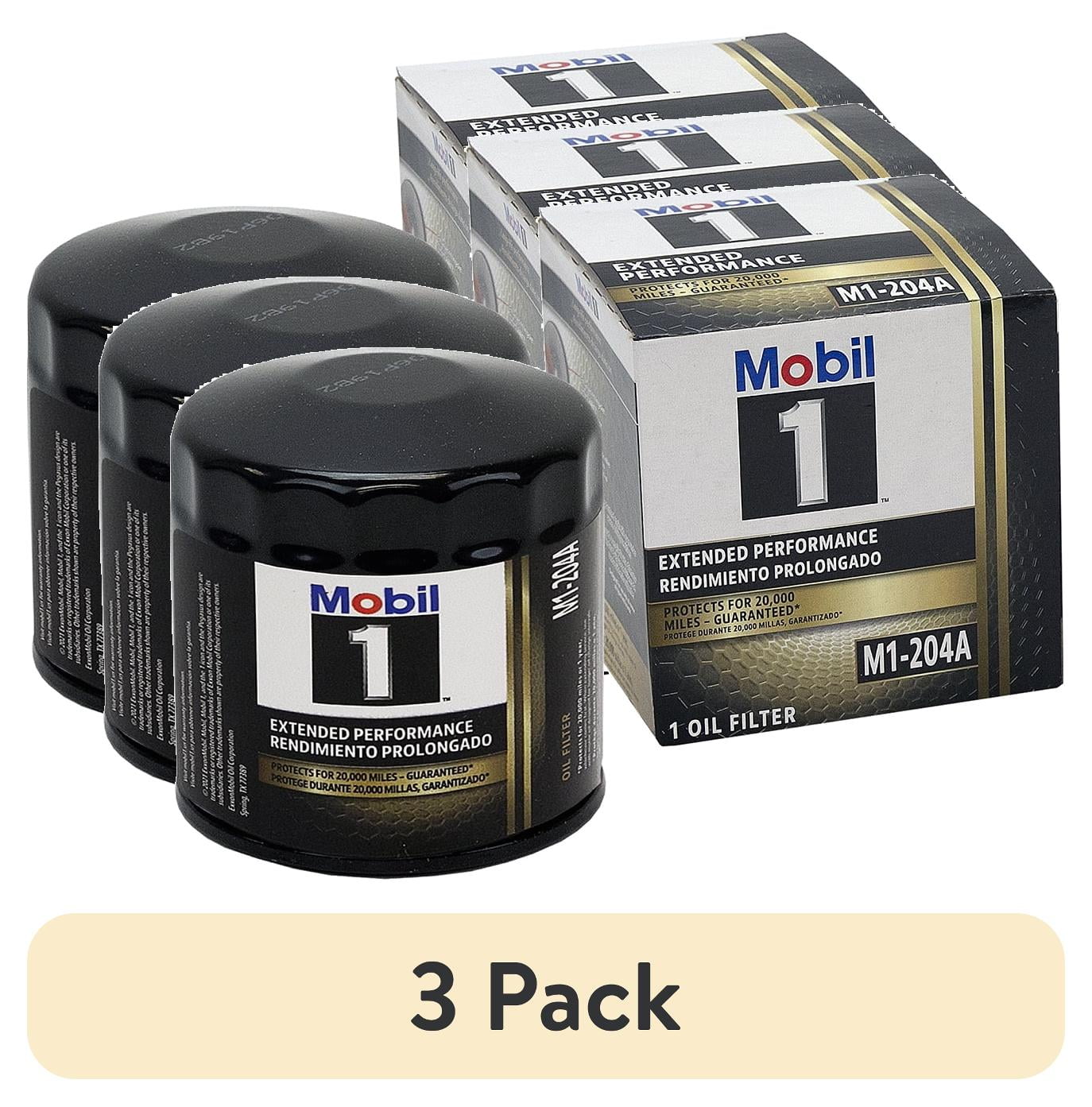 (3 pack) Mobil 1 Extended Performance M1-204A Oil Filter