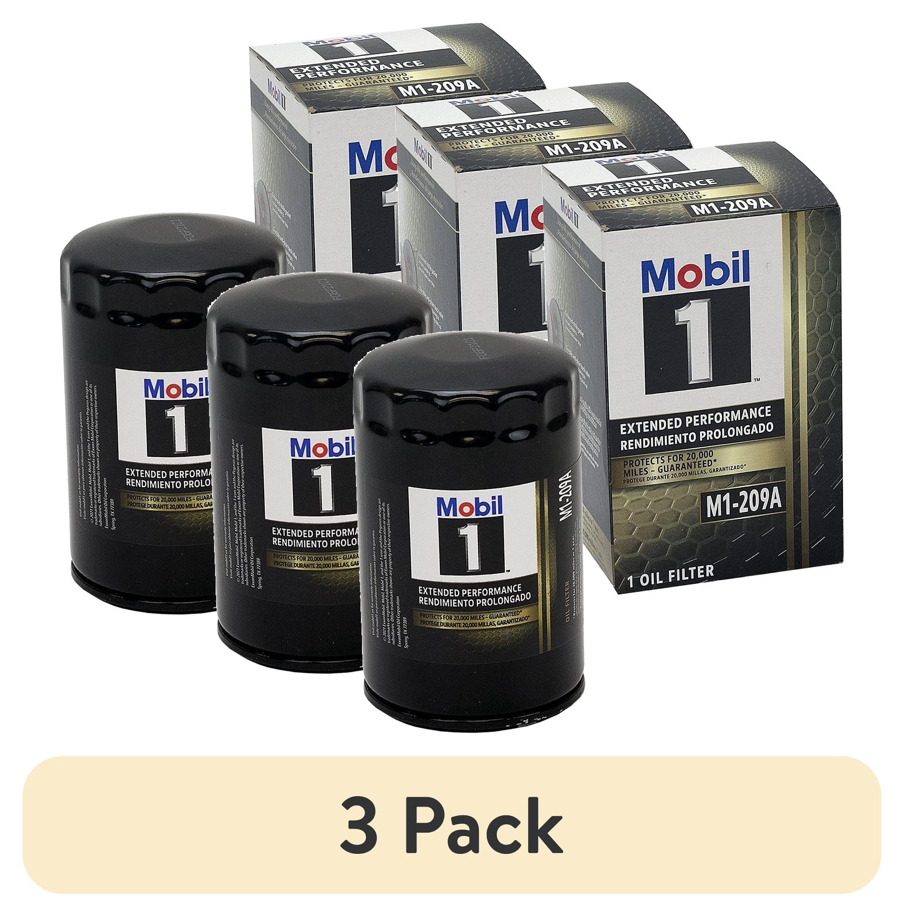 (3 pack) Mobil 1 Extended Performance Oil Filter M1-209A, Protects for 20,000 Miles