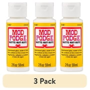(3 pack) Mod Podge Sealer, Glue, and Finish, Matte Finish, Clear, 2 fl oz
