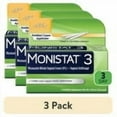 thumbnail image 1 of (3 pack) Monistat 3 Day Yeast Infection Treatment for Women, 3 Miconazole Cream Filled Applicators, 1 of 19