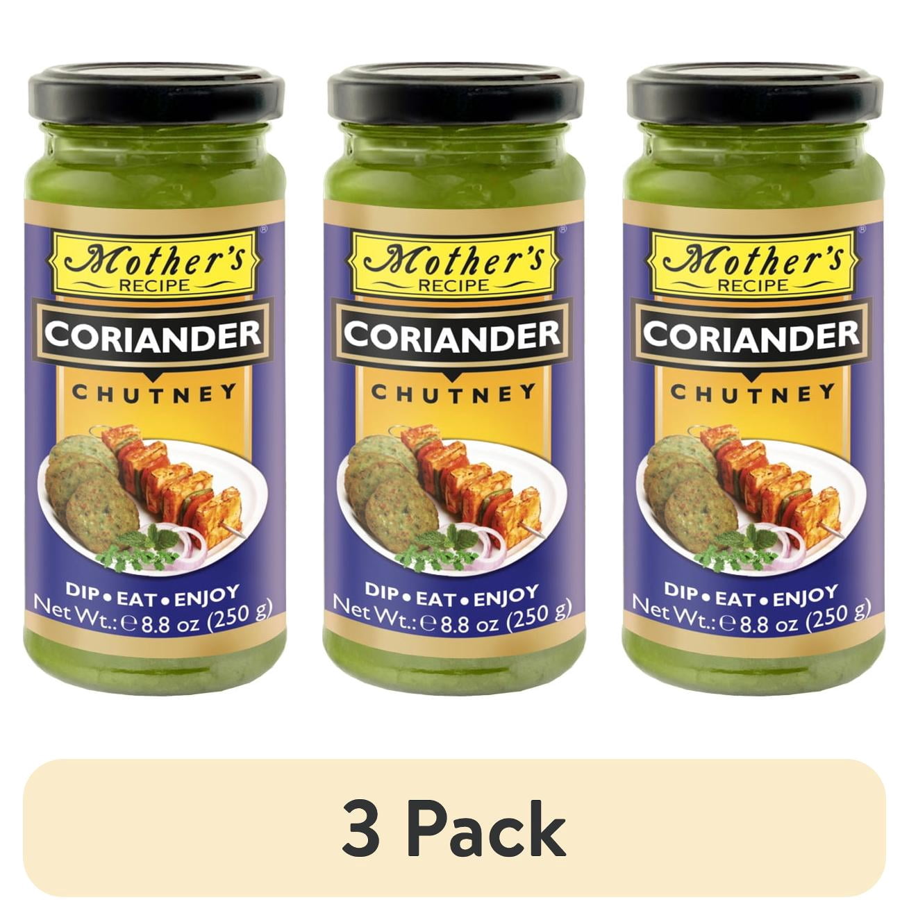 (3 pack) Mother's Recipe Coriander Chutney 250gm