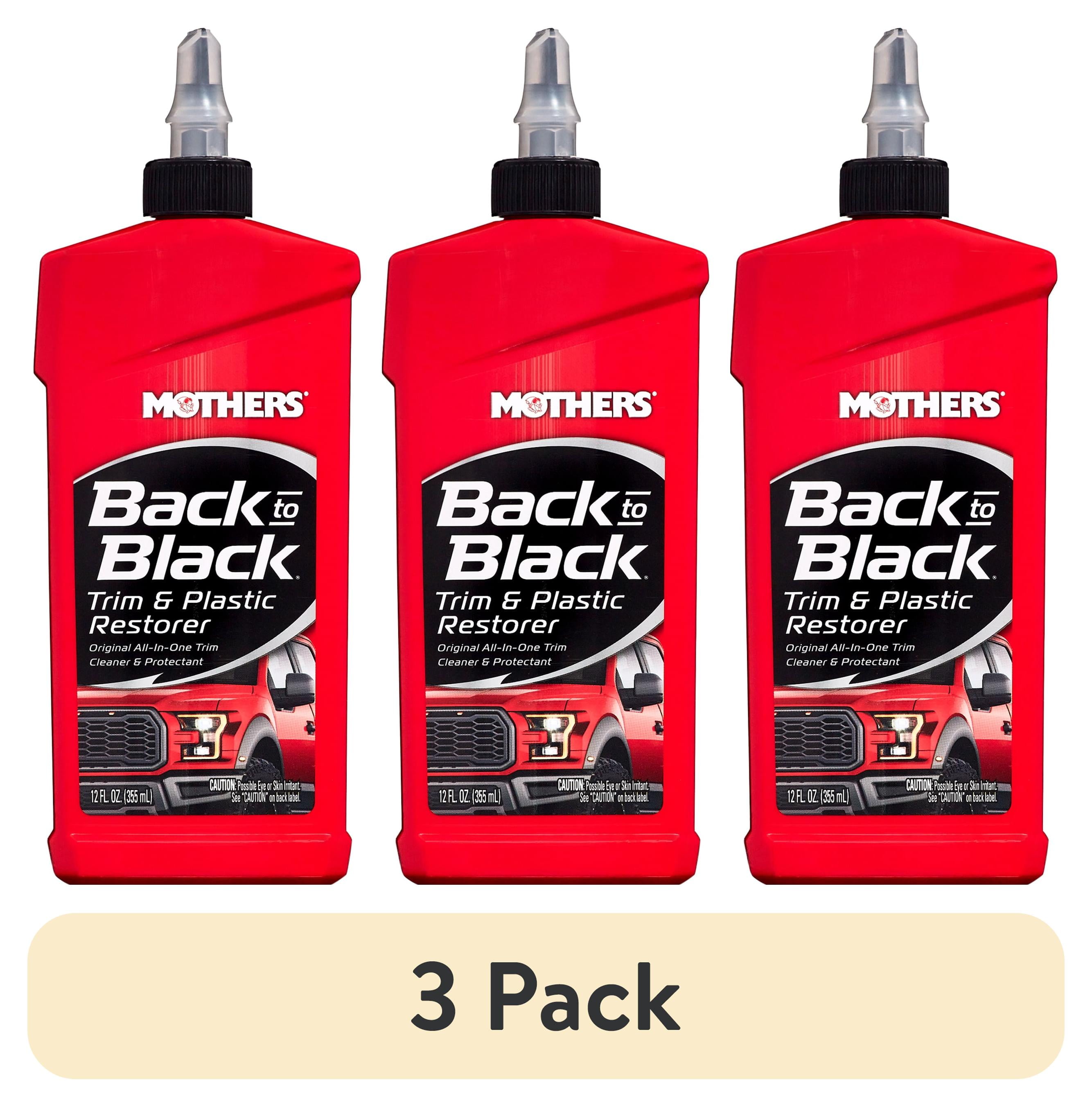 (3 pack) Mothers Polishes Waxes Cleaners 06112 12 oz Trim and Plastic Restorer