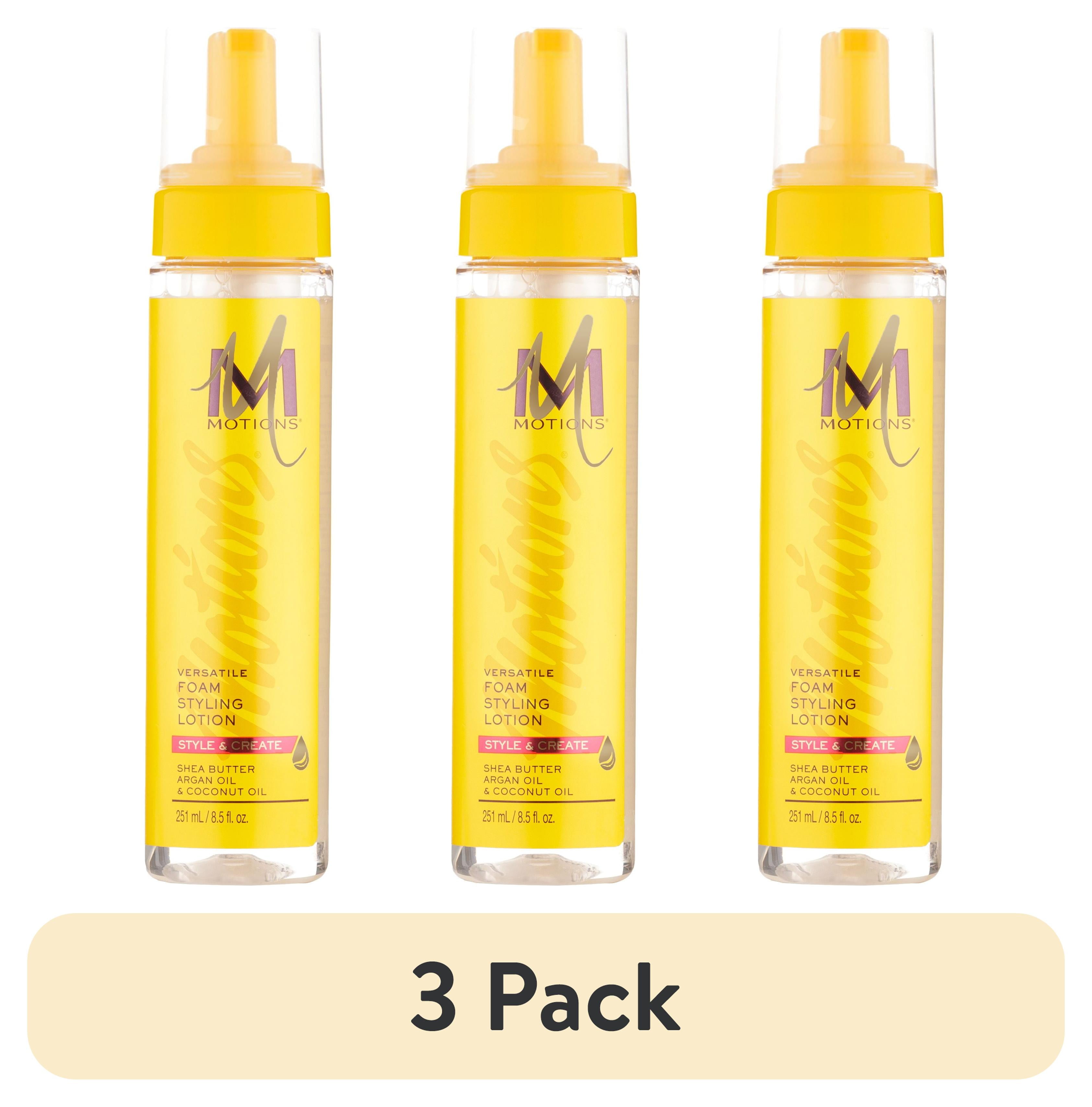 (3 pack) Motions Style & Create Versatile Foam Styling Lotion 8.5 fl. oz. Pump, Moisturizing, Unisex